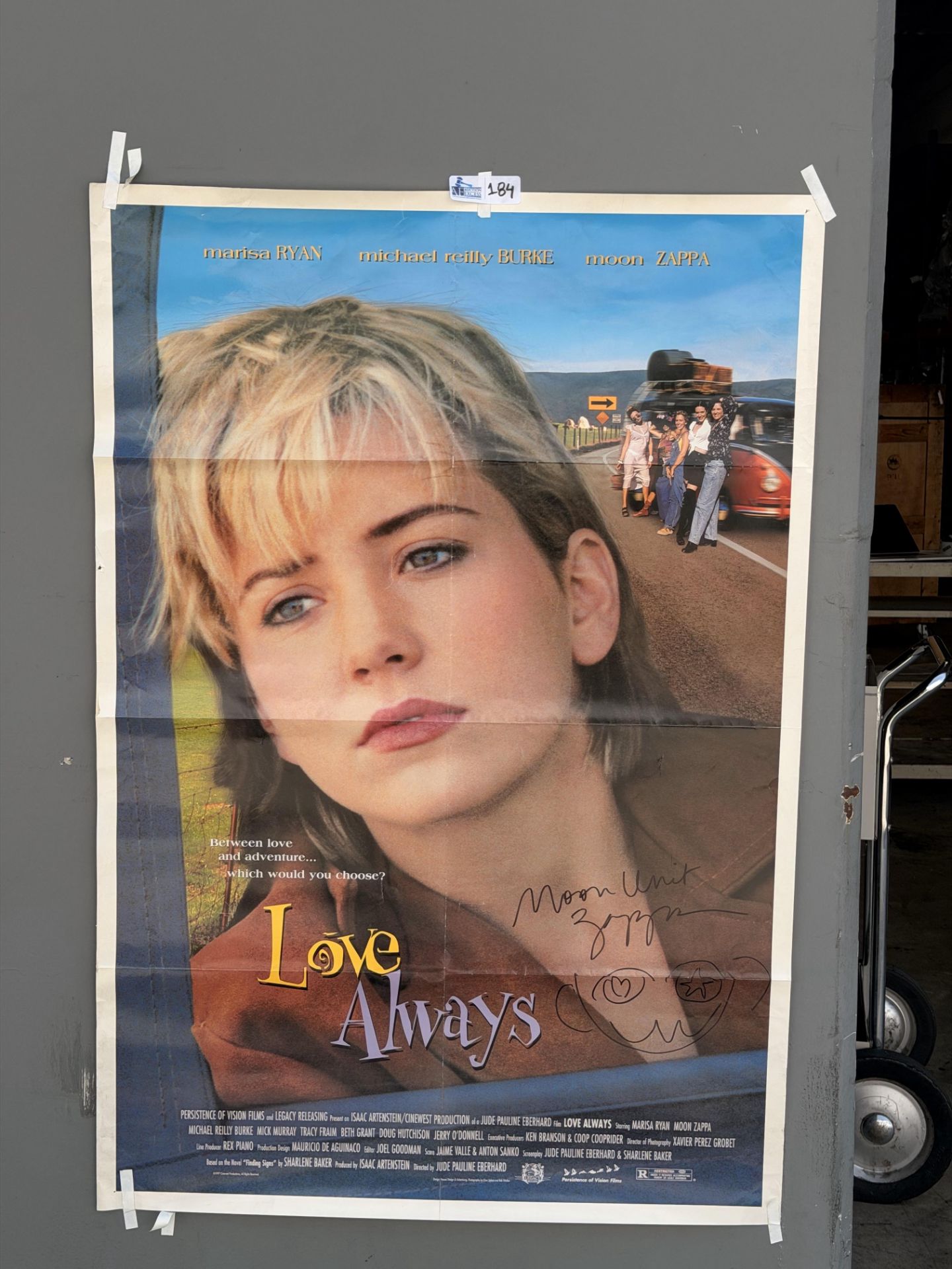 Love Always 1996 Original Theatrical Poster Signed by Moon Unit Zappa