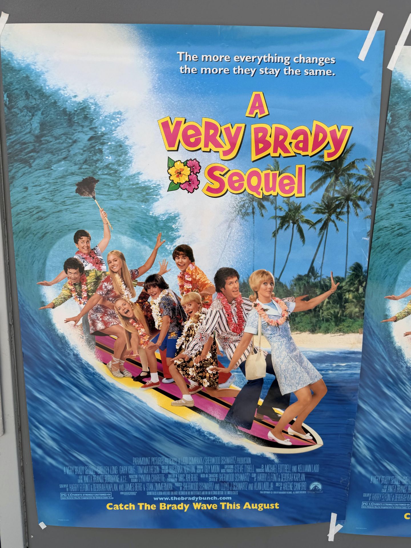 A Very Brady Sequel 1996 Theatrical Posters, Signed by Cast Members - Image 2 of 5