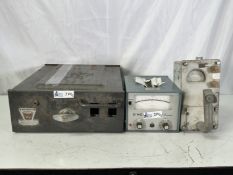 Vintage Ham/Test Equipment Lot: Motorola Tube Radio, Radiacmeter, AC Voltmeter
