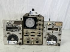 Radio / Test Lot: (2) Signal Corps Radio Transmitters US Army BC-458-A + Heathkit IO-101 Vectorscope