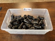 Lot of Vintage 6SJ7 Metal Envelope Vacuum Tubes