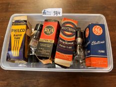 Lot of Vintage Type 71/71A Vacuum Tubes â€“ RCA, GE, Raytheon, Philco, Sylvania, National Union