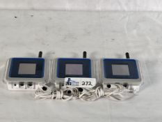 Lot of (3) Thermo Scientific IND.CX2.T001 Smart-Vue Pro Quatro Data Logger Modules