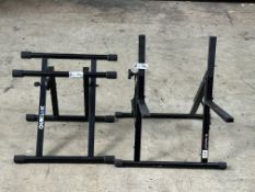 On Stage Stands RS7000 Tilt Back Amp Stand and Quik Lok Amp Stand