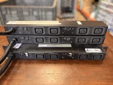 Lot of (3) PDU's, Dell 6031 PDU Power Distribution + (2) APC AP9570 Basic Rack PDU