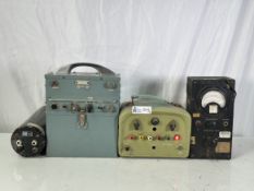 Vintage Industrial RF & Test Equipment Lot: Watkins-Johnson, Ballantine, Hughes, Industrial Radio