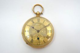 Ladies Gold Fob Watch