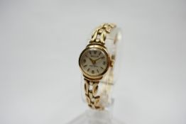 Ladies Vintage Gold Rolex Wristwatch