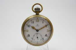 Military issued GSTP Omega pocketwatch
