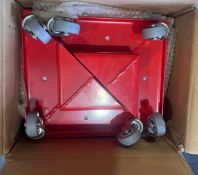 ( 4 ) UNUSED GRAINGER LEG, EDGE, AND CORNER MOUNT DESK MOVER AND DOLLY MODEL 2TUT2 AR150A; APPROX
