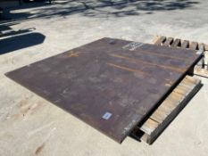 UNUSED 2026 STEEL PLATE, APPROX 71in X 79in, APPROX 1in THICK