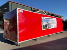 UNUSED SKLP 45FT x 25FT LARGE SCALE STORAGE SHED MODEL SK-SS45, APPROX FLOOR SPACE 1125SQ FT, APP...