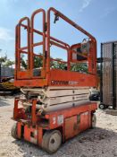 2016 SNORKEL SCISSOR LIFT MODEL S3219E ANSI , ELECTRIC, APPROX MAX PLATFORM HEIGHT 19FT, NON MARK...