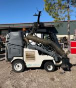 TENNANT ATLV 4300 RIDE ON ALL TERRAIN LITTER VACUUM SWEEPER, DIESEL POWER