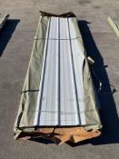 UNUSED 10FT GALVALUME STEEL SIDING ROOFING, APPROX 50 SHEETS IN STACK, APPROX 10FT.x 38in