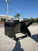 KIT CONTAINERSSKID STEER TRASH HOPPER MODEL 1.5YFT-SST; APPROX 1.5 YARD