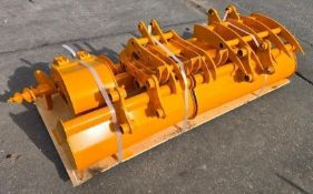 UNUSED 2026 CAT 301 EXCAVATOR ATTACHMENT SET WHICH INCLUDES ( 1 ) BUCKET WITH TEETH ( 1 ) QUICK H...