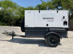 2017 GENERACMOBLE GENERATOR MODEL MMG25IF4; DIESEL POWERED; ISUZU ENGINE; TRAILER MOUNTED; APPROX