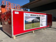 UNUSED SKLP 40FT x 20FT x 14FT ALL STEEL CARPORT MODEL SK-SC40,APPROX FLOOR AREA 700 SQ FT