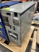 ( 1 ) ENERSYS IRONCLAD WORK HOG FORKLIFT BATTERY; APPROXIMATELY 1325 LBS, APPROXIMATE DIMENSIONS 31