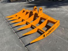 UNUSED CAT 303 RAKE, APPROX WIDTH 46in