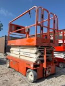 2018 SNORKEL SCISSOR LIFT MODEL S4726E ANSI,