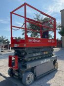 2015 SKYJACK SCISSOR LIFT MODEL SJIII 3219, ELECTRIC, APPROX MAX PLATFORM HEIGHT 19FT, NON MARKIN...