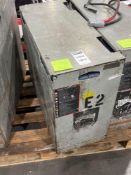 ( 1 ) ENERSYS IRONCLAD WORK HOG FORKLIFT BATTERY; APPROXIMATELY 1015 LBS, APPROXIMATE DIMENSIONS 31