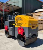 UNUSED 2026SDLOOL RIDE ON 1 TON FULL HYDRAULIC VIBRATORY ROAD ROLLER MODEL 1000, GAS POWERED, APPR
