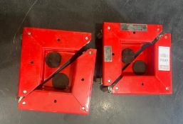 ( 4 ) GRAINGER LEG, EDGE, AND CORNER MOUNT DESK MOVER AND DOLLY MODEL 2TUT2 AR150A; APPROX CAPACITY