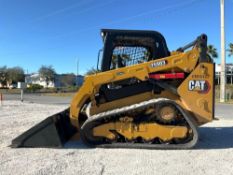 2021 CATERPILLAR TRACK SKID STEER MODEL 259D3; DIESEL POWERED; AUX. HYDRAULICS, 1,725 HOURS, PILOT