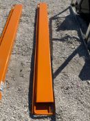 ( 1 ) SET OF UNUSED 2025 FORK EXTENSIONS, APPROX 76in