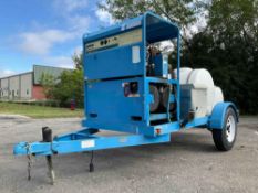HYDRO ENGINEERING 5/3000GOVS TRAILER MOUNTED PRESSURE WASHER, DIESEL, APPROX 18HP