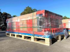 UNUSED SKLP 40FT 6 SECTION HEAVY DUTY METAL STORAGE SHELVES MODEL SK-HJ6 , APPROX LOAD CAPACITY 8...
