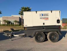2021 GENERACMMG451F4 GENERATOR, DIESEL, TRAILER MOUNTED, 45 KVA