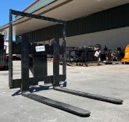 UNUSED MINI EXCAVATOR FORKS, APPROX 25in W , FORKS APPROX 30in L, FIT TO 1-3 TON EXCAVATOR