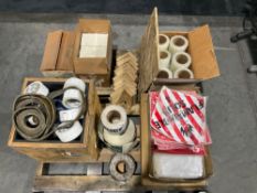 PALLET OF ASSORTED SHIPPING MATERIALS