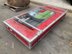 UNUSED CHERYGOLD MOUNTAIN SINGLE TRUSS 12FT X 20FT STEEL CARPORT