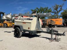 2014 TEREXLIGHT TOWER MODEL RL4,KUBOTA DIESEL POWERED,TRAILER MOUNTED, APPROX 6 KW /KVA, APPROX