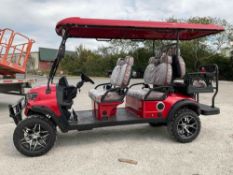 2025 LUXURY OFF-ROAD GOLF CART MODE SL-GC42S; ELECTRIC POWERED; 6 PASSENGER
