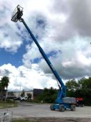 2015 GENIE S-80X BOOM LIFT: DIESEL POWERED;APRROX PLATFORM 80 FT; BUILT IN GENERATOR, RUNS AND