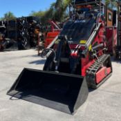 UNUSED 2026SDLOOLSTAND ON SKID STEER LOADER MODEL 360T, GAS POWERED, ELECTRIC START, RUBBER TRACKS