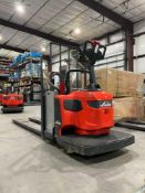 2024 LINDE STAND ON PALLET JACK MODEL EWR40, ELECTRIC, 24V, APPROX MAX CAPACITY 8000LBS, APPROX 8FT