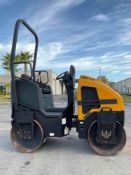 WACKER TANDEM VIBRATORY ROLLER MODEL RD12, GAS POWERED, HONDA MOTOR