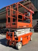 2019SNORKEL SCISSOR LIFT MODEL S3219E ANSI , ELECTRIC, APPROX MAX PLATFORM HEIGHT 19FT, NON MARKING