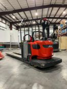 2024 LINDE STAND ON PALLET JACK MODEL EWR40, ELECTRIC, 24V, APPROX MAX CAPACITY 8000LBS, APPROX 8FT