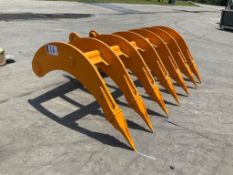 UNUSED CAT 307 RAKE W/ TEETH, APPROX 48in