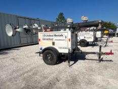 2018 GENERAC MAGNUM MOBILE GENERATOR WITH LIGHT TOWER MODEL MLT3060M, DIESEL, MITSUBISHI ENGINE,