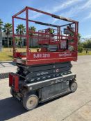 2016 SKYJACK SCISSOR LIFT MODEL SJIII3219, ELECTRIC, APPROX MAX PLATFORM HEIGHT 19FT,