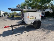 2018 GENERAC MAGNUM MOBILE GENERATOR WITH LIGHT TOWER MODEL MLT3060M, DIESEL, MITSUBISHI ENGINE,